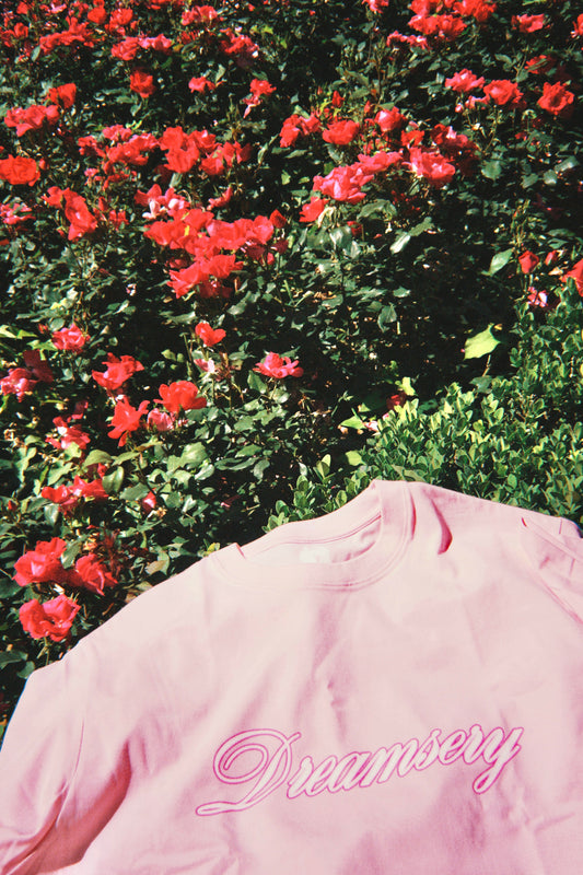 DREAMSERY : Strawberry Bloom Tee (Rose)