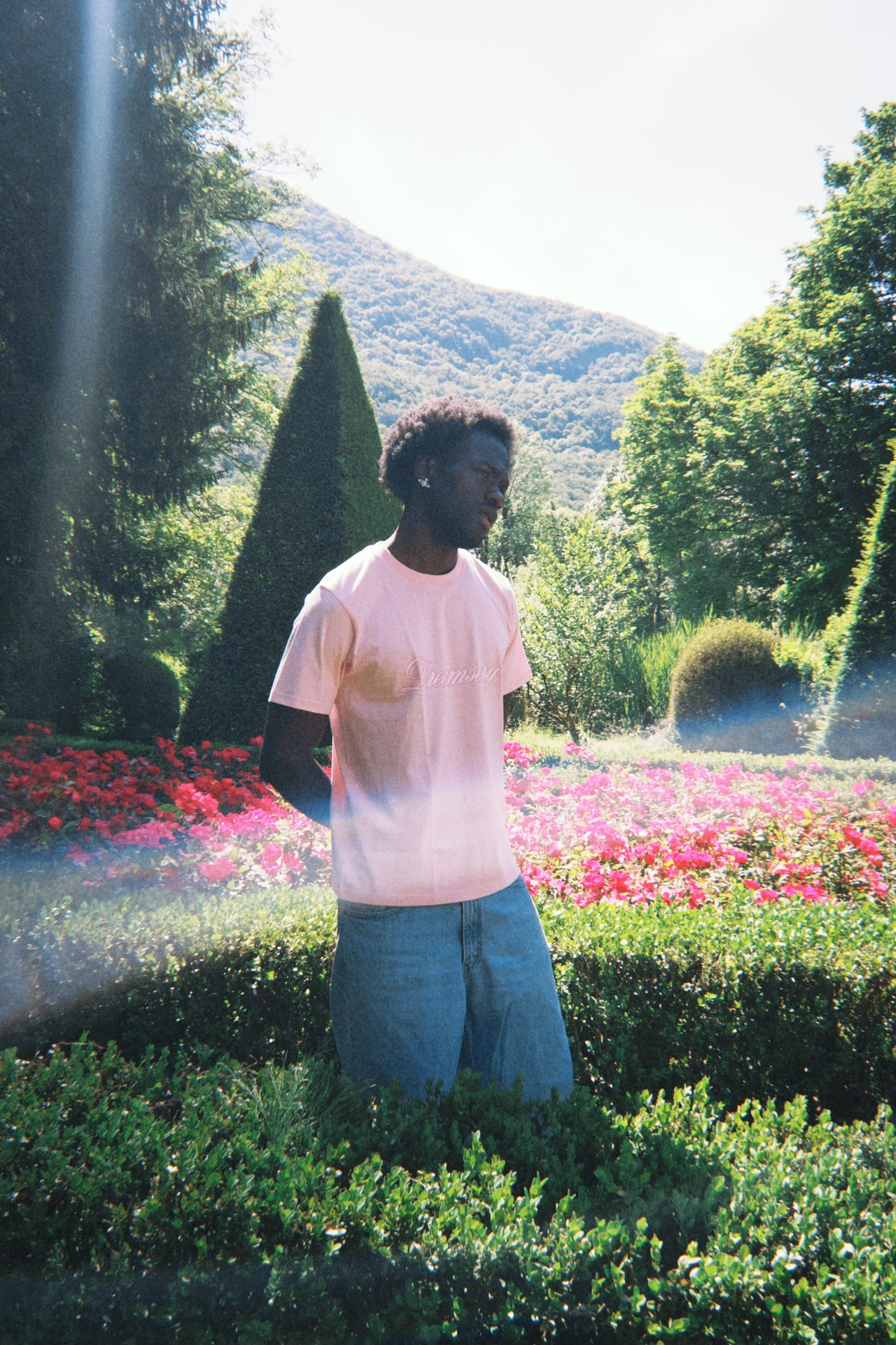 DREAMSERY : Strawberry Bloom Tee (Rose)